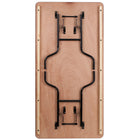 Flash Furniture – Table pliante rectangulaire avec surface de 36 x 72 po, fini bois et revêtement transparent (XA3672P)-5