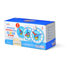 Hand2Mind - Horloge numberline : Ensemble de luxe de 6-horloge analogique pour les enfants : Les enfants apprennent à dire l'heure facilement en apprenant à voir l'heure sur une ligne numérique avant de mettre la ligne sur l'horloge. Cela peut être travaillé par les enfants indépendamment.