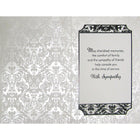 Rosedale – Cartes de souhaits et enveloppes « With Heartfelt Sympathy », doré, 5 1/2 x 8 po, 6/paquet (19943)-Cartes de souhaits de qualité comparable à celles qu’on retrouve dans un magasin spécialisé