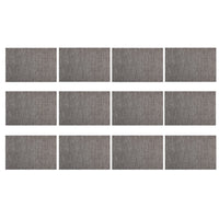 Set de Table à Rayures - Taupe - Paquet de 12-Vaisselle