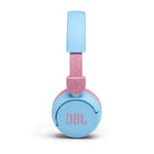 JBL - JR310BT Casque supra-auriculaires sans fil pour enfants - Bleu-Autonomie de 30 heures et recharge rapide avec USB de type C convivial