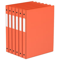 Davis Group Super économie, Reliure à anneaux ronds 5/8 po, paquet de 6 – Orange-3 Reliure À Anneaux