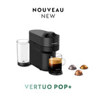 Nespresso - Machine à Café et Espresso Vertuo Pop+ par DeLonghi - Réglisse Noire-La plus petite et styleé?de nos machines Vertuo