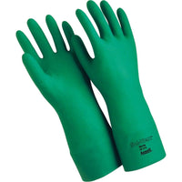 Ansell - Gants Solvex 37-185, Taille Grand/9, 18po Lo, Nitrile, 22 Mils, paquet de 24-Style de poignet Droit