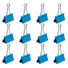 JAM Paper – Grands pince-notes, 41 mm, bleu, 12/paquet (340BCbu)-5