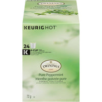 Twinings Menthe Poivrée Pure K-Cups 24 CT-Une tisane refraîchissante composée uniquement de menthe vert 100% pure.