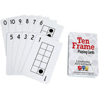 Learning Advantage Ten Frames Playing Cards-Dix cadres sont l'un des matériaux les plus importants pour aider les élèves à visualiser le nombre d'ancrage de 10.