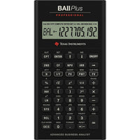 Texas Instruments - Calculatrice BA II Plus Pro Business (commerciale)-Version améliorée du BA II Plus - comprend plus de fonctions et un clavier à touches plus fermes