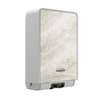 Kimberly-Clark - Distributeur automatique de savon et de desinfectant ICON, avec plaque de revêtement au motif de marbre chaud-Un distributeur et une plaque de revêtement decorative au motif de marbre chaud par caisse