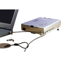 Kensington - Cadenas Twin MicroSaver double pour portatif-Sécurise facilement jusqu'à 2 pièces d'équipement informatiques, à l'intérieur ou à l'extérieur du bureau.  