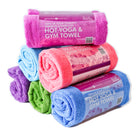 Zenzation Athletics - Tapis De Yoga Chaud Et Serviette D'Exercices 72po x 24po Bleu-Jusqu'à 10 fois plus absorbant que le coton