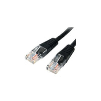 StarTech  Câble de raccordement moulé M45PATCH10BK Cat 5e, 10 pi, noir-Doté d’un connecteur mâle RJ-45 aux deux extrémités pour faciliter la connectivité