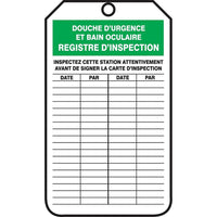 Accuform Signs - Étiquettes De Sécurité D'Inspection Et De Contrôle De L'État De L'Équipement, paquet de 25-Hauteur 5-7/8po