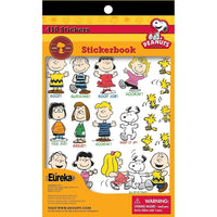 Eureka– Livre d’autocollants, Peanuts (UE-609600)-Arachides