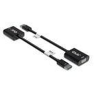 Adaptateur Club 3D Displayport vers VGA noir-Adaptateur, connexion à VGA
