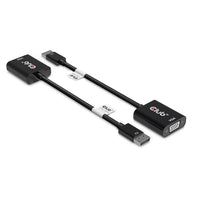 Adaptateur Club 3D Displayport vers VGA noir-Adaptateur, connexion à VGA