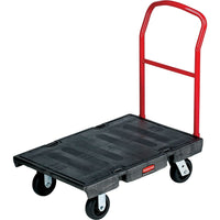 Rubbermaid, Chariot À Plateforme Robuste, 36po Lo X 24po La, 1000 Lb Cap, Roues Caoutchouc-Capacité 1000 lb