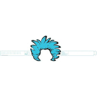 Eureka - Décoration à porter, chapeau de Dr. Seuss : cheveux, paquet de 64-Dimensions : 8 long. po