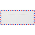 JAM Paper Enveloppes pour correspondance aérienne nº 10 (4,13 po x 9,5 po), 500/bte-Enveloppe blanche pour correspondance aérienne