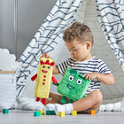 Hand2Mind - Numberblocks 3 & 4 Playful Pals Plush-Comme votre tout-petit travaille de la maternelle à la maternelle, Numberblocks Three et Four Plush sont un excellent moyen de rendre l'apprentissage amusant et d'aider à la transition.