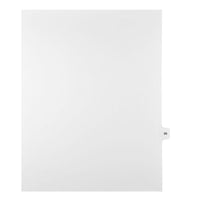 Mark Maker – Onglets séparateurs juridiques blancs, 1/15 onglets, format lettre, sans trous, numéro 86, 25/paquet-Onglets séparateurs blancs, 1/15 onglets