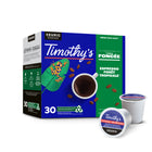Timothy’s - Capsules K-Cup de café Espresso forêt tropicale torréfaction très foncée - paquet de 20-Torréfaction très foncée