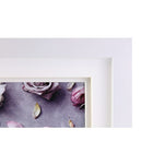 Kiera Grace – Cadre KG Morgan avec passe-partout double – 9 x 9 po, blanc-Supports à l'arrière permettant un montage mural à la verticale ou à l'horizontale