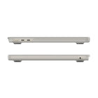 Étui de protection JCPal MacGuard pour MacBook Air 13" (2022 M2 / 2024 M3 / 2025 M4) - Transparent mat-Pieds en caoutchouc antidérapants
