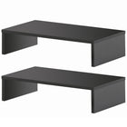 Fitueyes - Support double pour écran - Support pour écran d'ordinateur 16.7 po - Noir - 2 packs-Relever le moniteur à une hauteur confortable