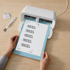 Cricut - Vinyle imprimable 8,5" x 11" - Transparent - Paquet de 12-5