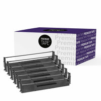 Premium Tape - Epson 7753/8750 Compatible Ruban - Noir - Paquet de 6-Noir