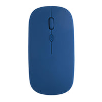 Basic Tech Souris slim sans fil 2.4GHZ - Bleu-Sans fil 2,4 GHz