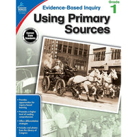 Livre numérique : Carson Dellosa - Using Primary Sources, 104859-EB, 1re année-Vous recevrez deux courriels : le premier confirmant la totalité de votre commande et le second comportant un lien de téléchargement. Vous pourrez utiliser le lien de téléchargement immédiatement ou plus tard, comme vous le voulez.