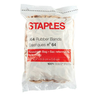Staples® - Bandes élastiques, paquet économique, format nº 64-Rien n'est plus simple qu'une bande élastique pour retenir des objets ensemble