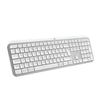Logitech - MX Keys S Clavier sans fil - Gris pâle-Double connectivité - connectez-vous via la technologie Bluetooth Low Energy ou le récepteur USB Logitech (sans fil 2,4 GHz, portée de 10 m)
