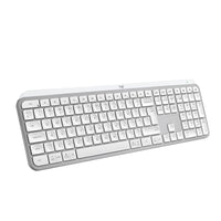Logitech - MX Keys S Clavier sans fil - Gris pâle-Double connectivité - connectez-vous via la technologie Bluetooth Low Energy ou le récepteur USB Logitech (sans fil 2,4 GHz, portée de 10 m)