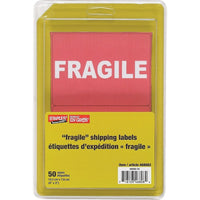 Staples - Étiquettes d'expédition « fragile », paquet de 50-50 étiquettes d'expédition "fragiles" pour répondre à tous vos besoins en matière d'expédition