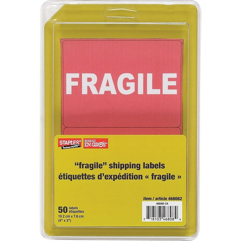 Étiquette fragile pour vos marchandises sensibles