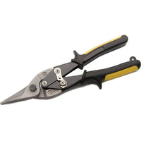 Dynamic Tools – Cisaille aviation de 10 po, coupe droite, poignée jaune-Coupe (pouces) : 1,70 po