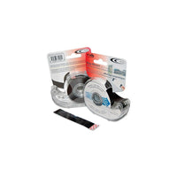 VLB Marketing - Ruban magnétique, non permanent, distributeur, 3/4 po x 16 pi-Le ruban magnétique a une face magnétique et une autre d’adhésif non permanent