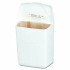 Conteneur Sanidisposal HOSPECO, Gris, 8 7/8" L x 10 5/8" H x 4 5/8' P-Capacité : 1,00 gallon