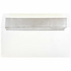 JAM Paper #10 Enveloppes d'aluminium doublées - 4,125" x 9,5" - Blanc avec feuille d'argent - Paquet de 50-Couleur : Blanc avec doublure en feuille d'argent