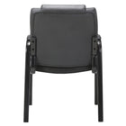 TygerClaw - Chaise d'invité à dossier bas-Cuir PU et Métal