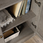 Sauder Miscellaneous Storage Bibliothèque avec portes - 5 tablettes - 69.76" H - Finition Mystic Oak (426418)-145 distribué équitablement