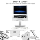 ShoppingAll - Support ergonomique réglable pour ordinateur portable - Argent --The hollow design on the aluminum panel provide improved airflow and fast heat dissipation.