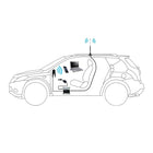 Smoothtalker Mobile X6 50dB 4G LTE 6 bandes Kit amplificateur de signal de téléphone portable, antenne magnétique 11"-Meilleure puissance sans fil d’amplificateur pour véhicule multi-utilisateur sur le marché