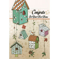 Rosedale – Cartes de souhaits et enveloppes masculines, New Home, doré, 5 1/2 x 8 po, 6/paquet (19890)-Imprimées sur papier cartonné non couché de haute qualité