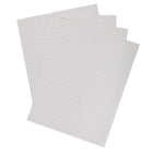North American Paper Inc. - Bloc de papier quadrillé - carré 1 cm - 17 po x 22 po - 96 feuilles-Taille de la réglure : Carré 1 cm