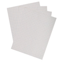 North American Paper Inc. - Bloc de papier quadrillé - carré 1 cm - 17 po x 22 po - 96 feuilles-Taille de la réglure : Carré 1 cm