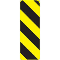 Accuform Signs - Panneau De Circulation - Danger, 6po x 24po, Aluminium, Pictogramme-Type d'affichage Boulonné